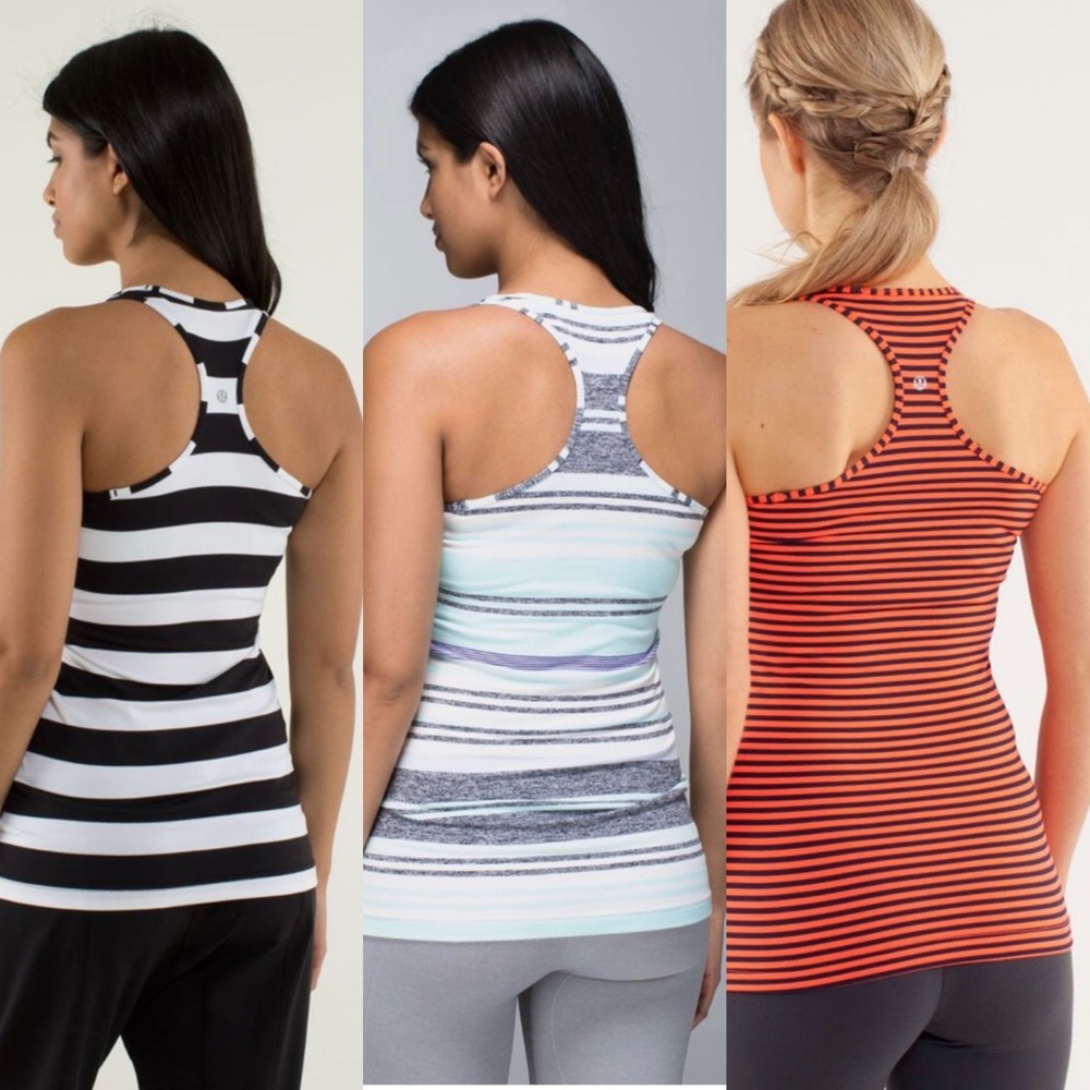 ✨BUNDLE OF 3✨ lululemon athletica “Cool Racerback” Tank, Size 8 - Picture 2 of 10